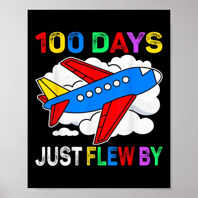 Poster 100 Dias Voados Por Avião 100 Dias De (Frente)