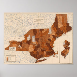 Pôster 101 consumo NY, NJ, Nova Inglaterra