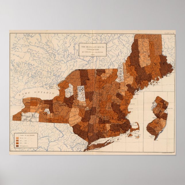 Pôster 101 Consumo NY, NJ, Nova Inglaterra (Frente)