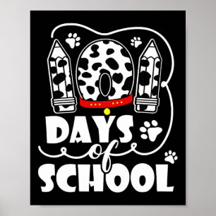 Poster 101 Dias De Cachorro Dalmático Escolar 100 Dias Ma