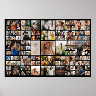 Poster 105 Colagem de Fotos Memória