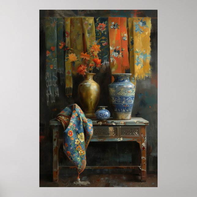Poster 1068 Três Vases (Frente)