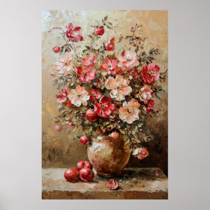 Poster 1075 Flores E Maçãs De Outono