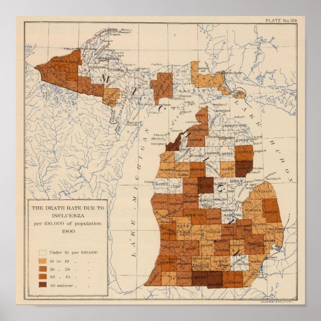 Poster 108 Influenza Michigan (Frente)
