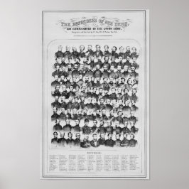 Poster 109 Comandantes do Exército da União - Guerra Civi