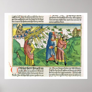 Poster 10:1 do êxodo - 20 os sete pragas de Egipto: o pl