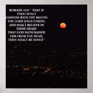 Pôster 10:9 dos ROMANOS