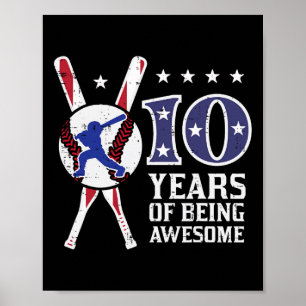 Poster 10 Anos Sendo Incrível Bandeira Bysebyll 10º Anive