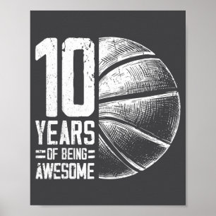 Poster 10 Basquetebol Antigo Jogador de Basquetebol de 10