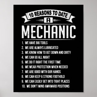 Poster 10 Motivos para a Data - Mecânica