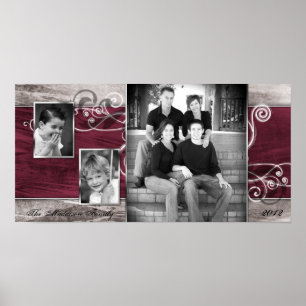 Poster 10" x20" 3 entalham o aço Magnol do montagem da