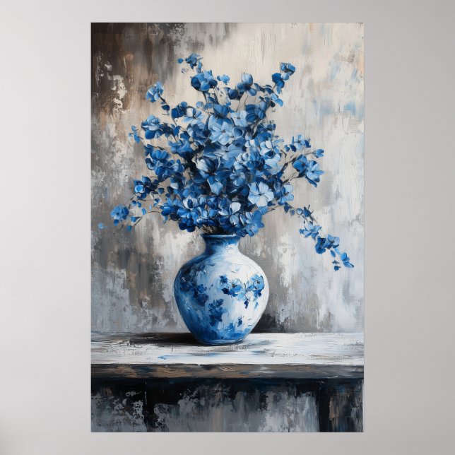 Poster 1138 Força E Calma De Um Minimalismo Floral - Hi (Frente)