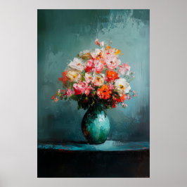 Poster 1140 Força E Calma De Um Minimalismo Floral - Hi