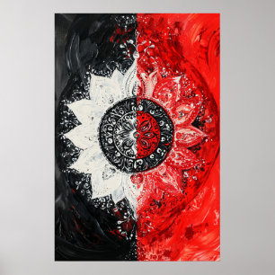Poster 1150 Incêndio E Água