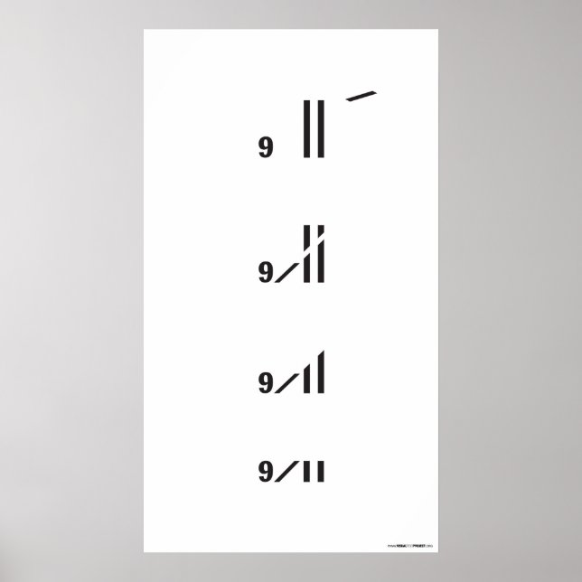 Pôster 11/09 Tributo (Frente)