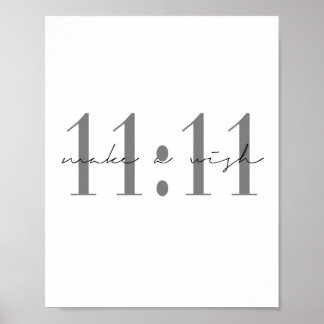 Poster 11:11 Faça um desejo