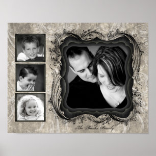 Poster 11" x14" 4 entalha o eterno do montagem da colagem