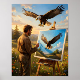 Poster 11 X 14 Para Download O Artista Águia