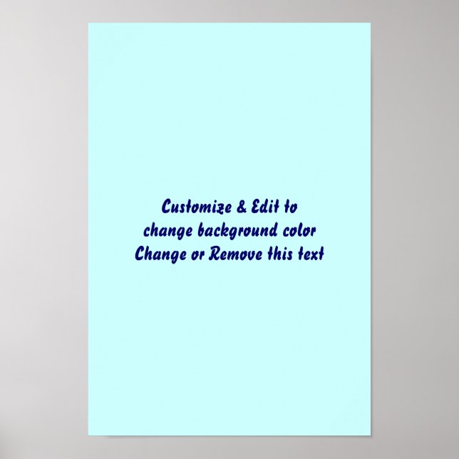 Poster 11" X Vazio de 16" adicione sua imagem e te (Frente)