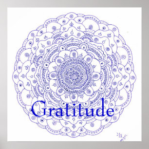 Pôster 11Mandala 6, gratitude