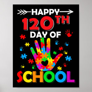 Poster 120º Dia do Professor de Autismo Escolar