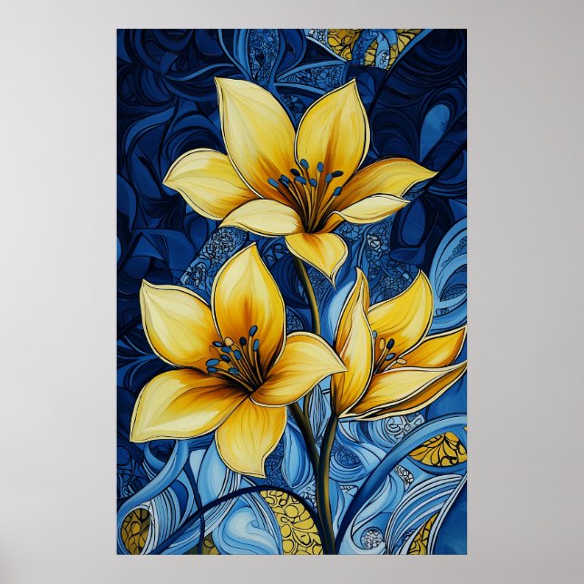 Poster 1281 Floral (Frente)