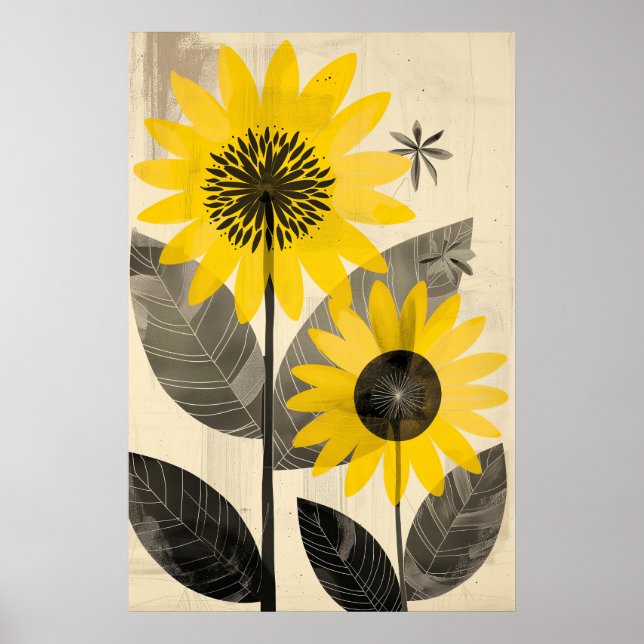 Poster 1291 Floral (Frente)