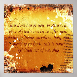 Pôster 12:1 dos romanos