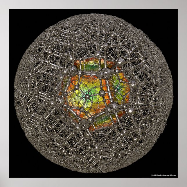 Pôster (12,4) Poincaré Ball (Frente)