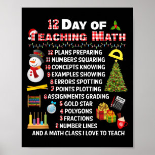 Poster 12 Dias De Ensino Do Professor De Matemática De Na