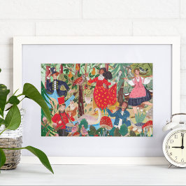 Poster 12 dias de Ilustração de Natal