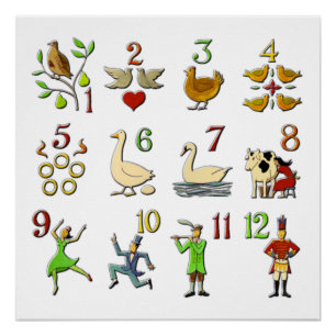 Pôster 12 dias do Natal