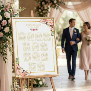 Pôster 12 Gráfico de Casamento Clássico de Gráfico de Cas