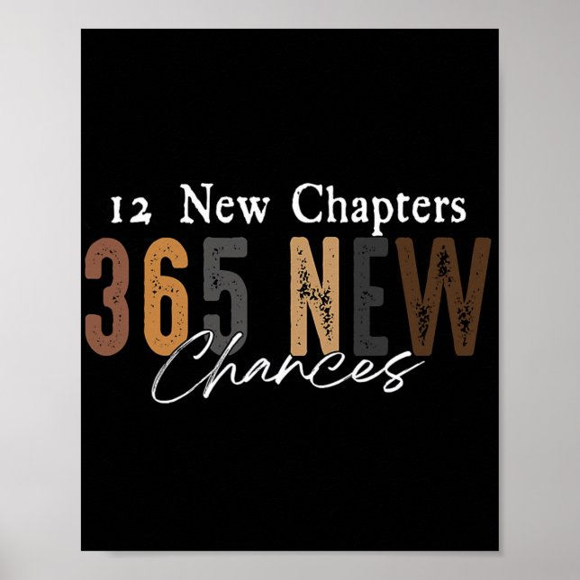 Poster 12 New Chapters 365 New Chances  (Frente)