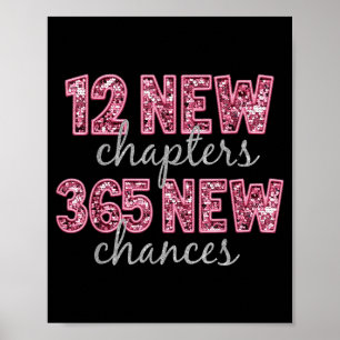 Poster 12 Novos Capítulos 365 Novas Chances Feliz Ano Nov