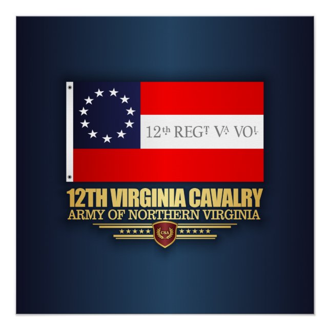 Pôster 12 Virginia Cavalry (f10) (Frente)