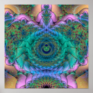 Pôster (12" X12") a arte de entrelaçamento imprime o