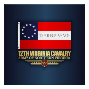 Pôster 12o Cavalaria de Virgínia (f10)