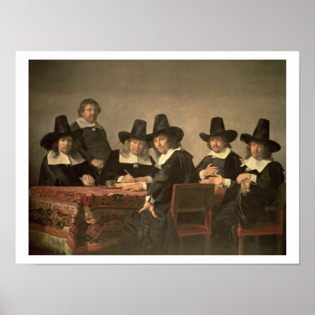 Pôster 131-0635449 Gerentes do Orfanato de Haarlem, (Frente)