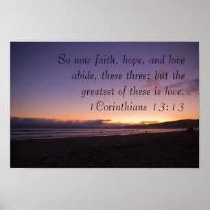 Poster 13:13 1Corinthians