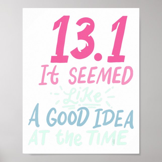 Poster 13.1 Meia-Maratona Parecia Boa Ideia Na Altura Qu (Frente)