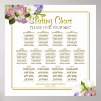 13 Gráfico de Assentos Florais De Casamentos De Pr