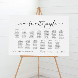 Poster 13 Mesa Nosso Plano De Gráfico De Assento Do Pesso