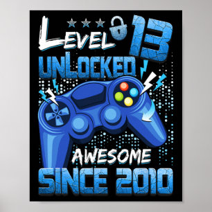 Poster 13 Nascença do 13 do Jogo de Vídeo Rapaz Incrível
