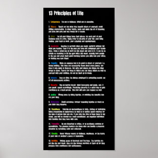 Poster 13 Principles of Life