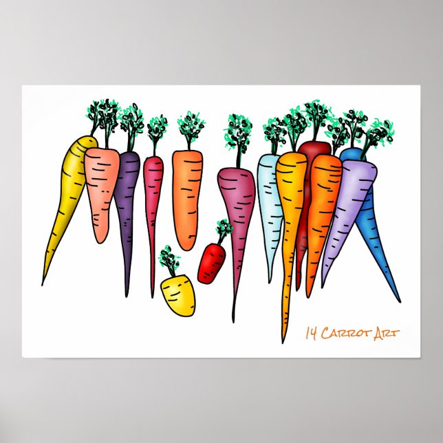 Poster 14 Carrot Art (Frente)