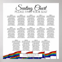 14 Gráficos de Mesa de Orgulho gay de Casamento