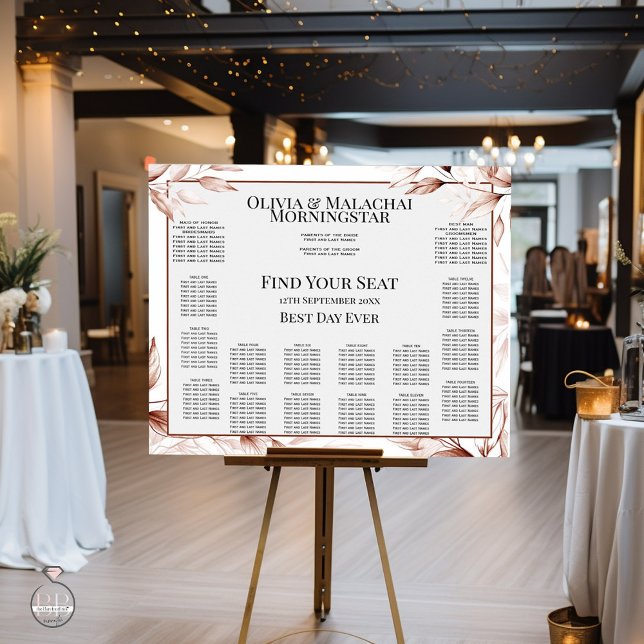 Poster 14 Mesa Moderna Terracotta Espetáculo Com Folha (Criador carregado)