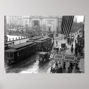 Pôster 14 Street, Washington, D.C.: 1918