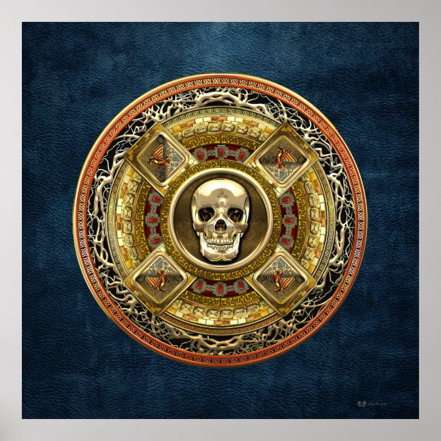 Pôster [150] Mictlantecuhtli - Deus da Morte asteca (Frente)